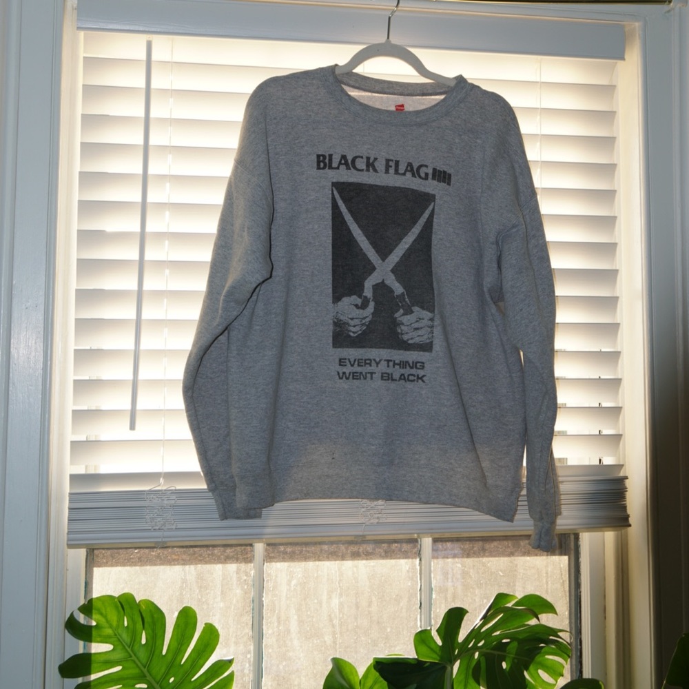 Black Flag Crew Neck Sweatshirt